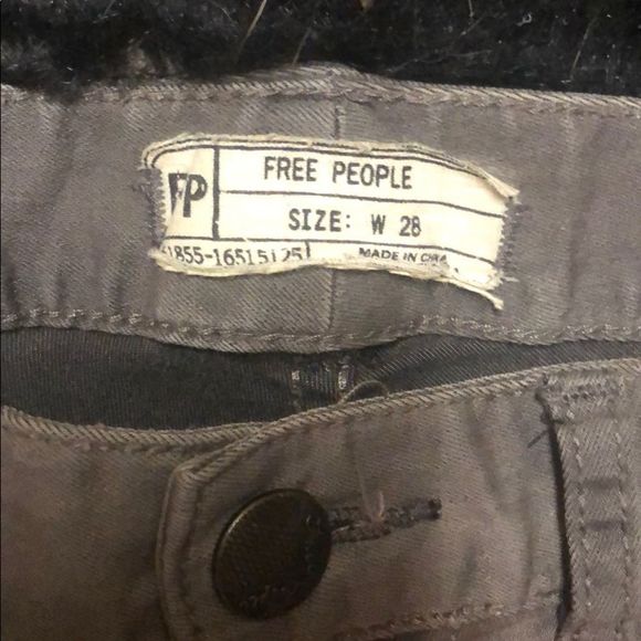 Free People Black Denim Jeans - Picture 3 of 3